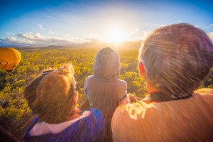 Hot Air Ballooning Cairns Australia sunrise