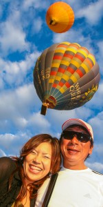 Hot Air Ballooning Cairns smile for the camera